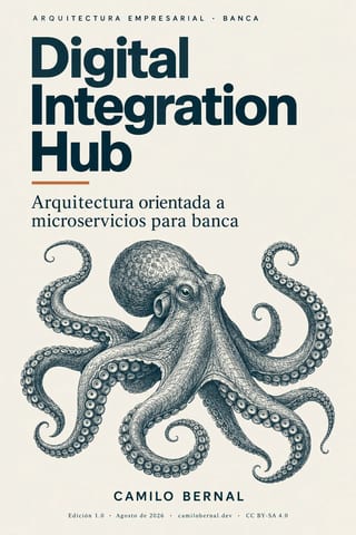 Portada de Digital Integration Hub: Arquitectura orientada a microservicios para banca