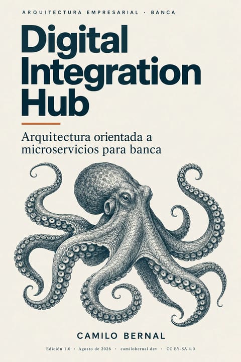 Portada de Digital Integration Hub: Arquitectura orientada a microservicios para banca